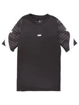 Image of Nike Junior Strike Dry T-Shirt - Black/White