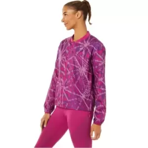 Image of Asics Womens Sakura AOP Running Jacket - Multi