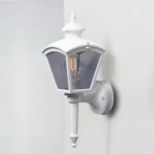 Image of Cassiopeia Outdoor Classic Lantern Wall Light - Matt White, IP23
