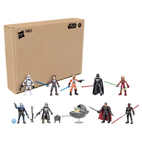Image of Hasbro Star Wars Mission Fleet Action Figures, Pack of 10, 6cm Figures
