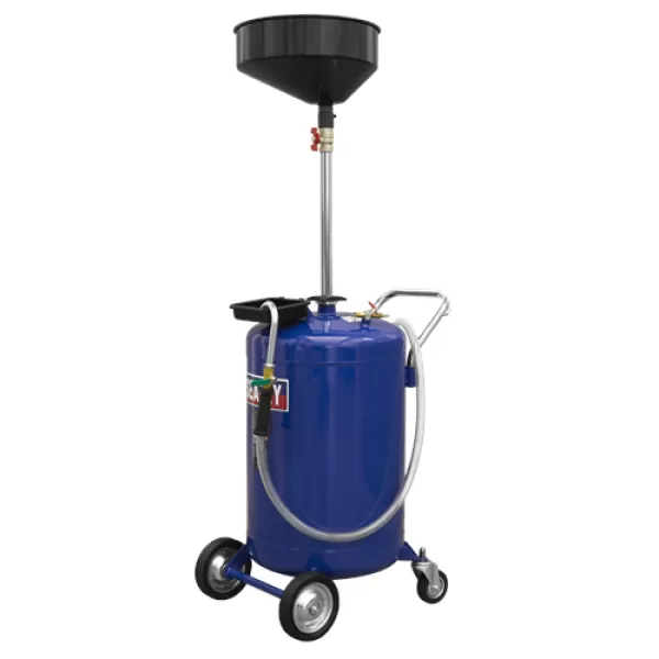 Image of Sealey AK458DX Mobile Oil Drainer 110ltr Air Discharge