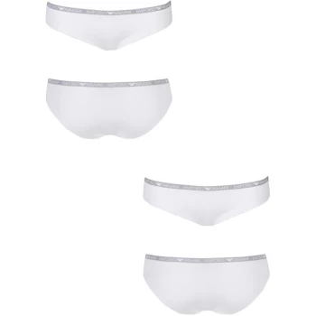 Image of Emporio Armani 2 Pack Icon Briefs White Size L Men