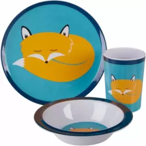 Image of Mimo Kids Felix Fox Dinner Set - Premier Housewares