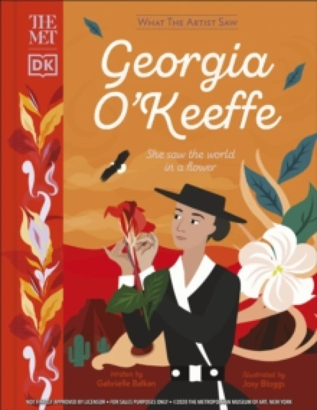 Image of The Met Georgia O'Keeffe : She Saw the World in a Flower Hardback
