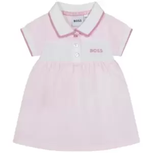 Image of Boss Polo Dress Bb32 - Pink