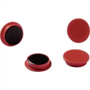 Image of Durable Magnets 32mm 720P 4703 Bulk Pack Red