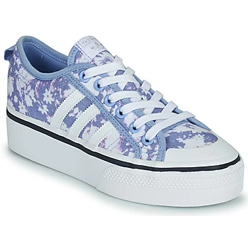 Image of adidas NIZZA PLATFORM W womens Shoes Trainers in Blue
