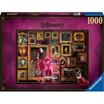 Image of Ravensburger Disney Villainous Captain Hook Jigsaw Puzzle - 1000 Pieces