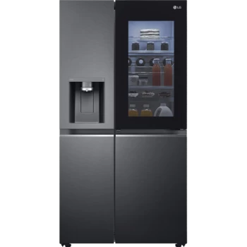 Image of LG InstaView ThinQ 635L WiFi Connected American Fridge Freezer GSXV90MCAE