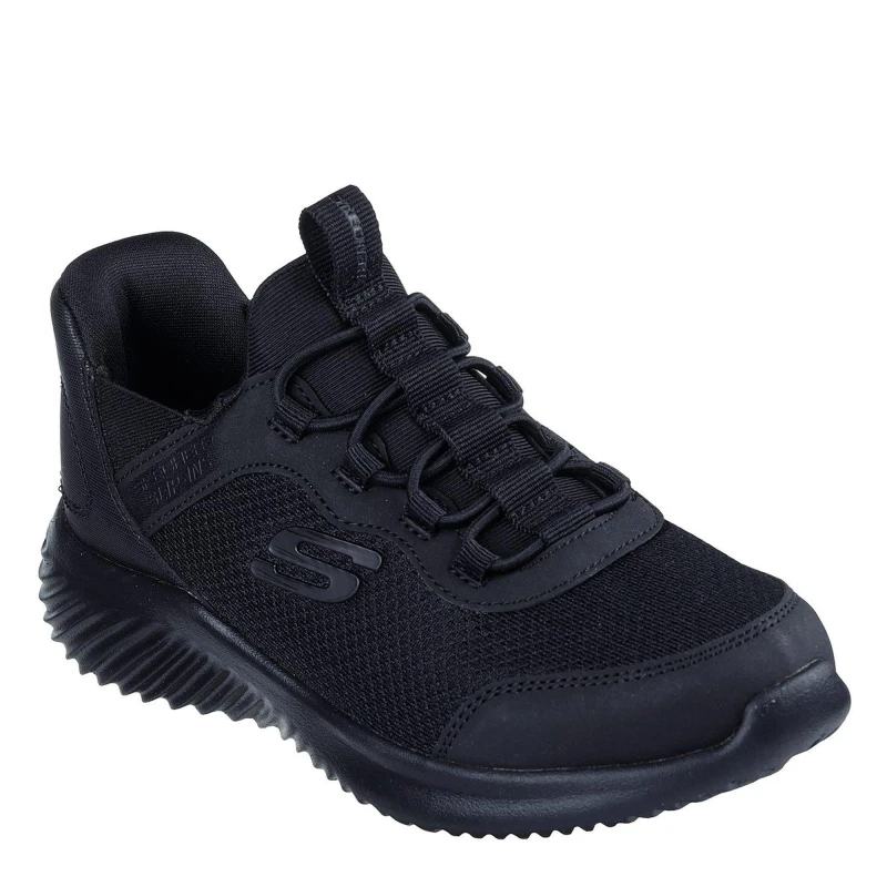 Image of Skechers Bounder - Brisk-Burst Slip On Trainers Unisex Kids Black unisex 3 (36)