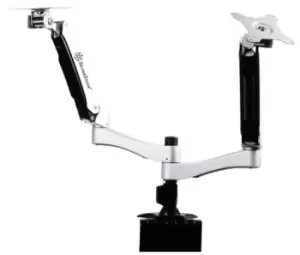 Image of Silverstone SST-ARM22SC monitor mount / stand 61cm (24") Silver