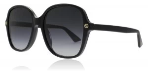 Image of Gucci GG0092S Sunglasses Black 001 55mm