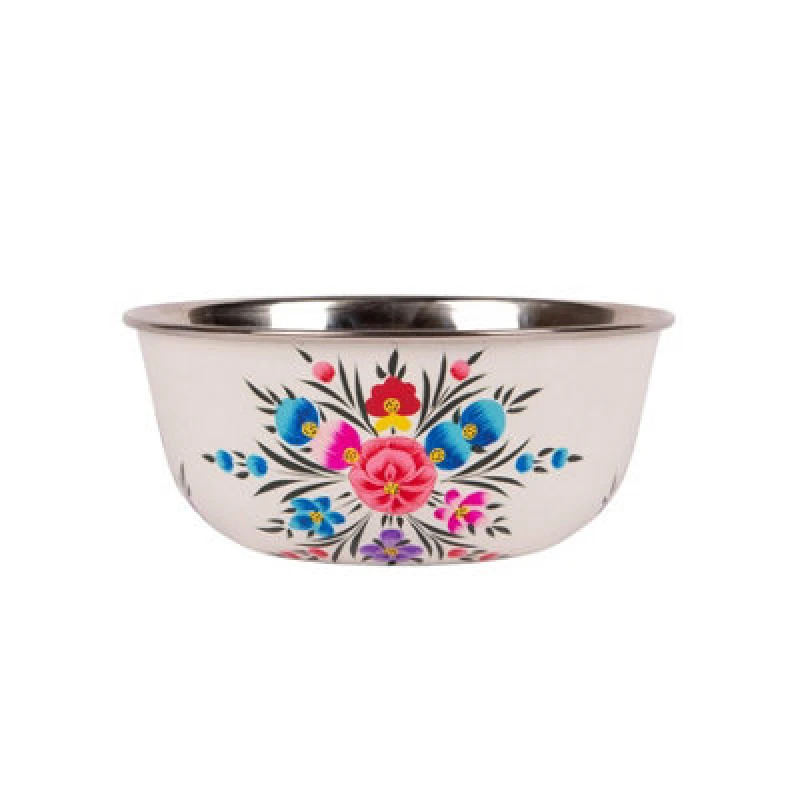 Image of Billycan Picnic Bowl - 16.5Cm - Cotton Pansy