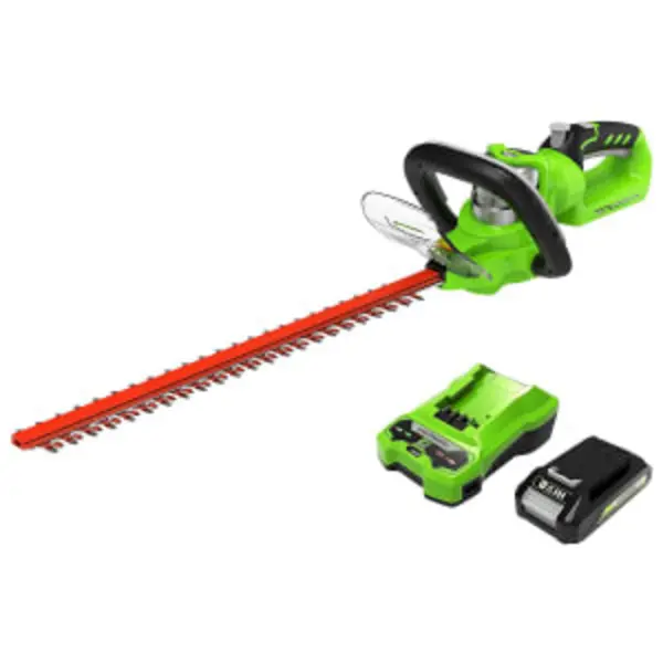 Image of Greenworks G24HT57 570mm 24V Cordless Hedge Trimmer