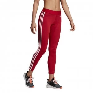 Image of adidas Essentials 3 Stripe Leggings Ladies - Glory Red