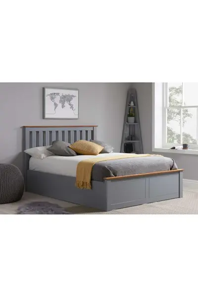 Image of Birlea Phoenix Ottoman Bed Dark Grey