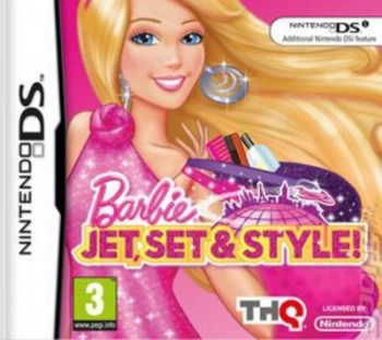 Image of Barbie Jet Set and Style Nintendo DS Game