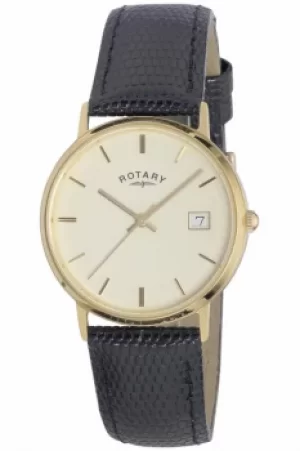 Image of Mens Rotary 9ct Gold Watch GS11476/03
