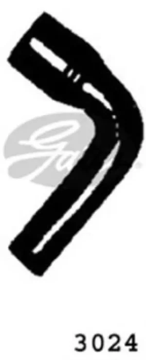 Image of Curved Radiator Hose 160mm X 24 Gates 3024