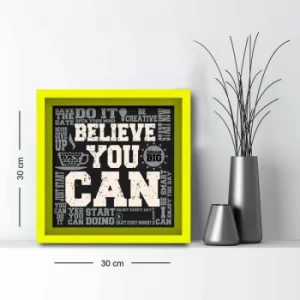 Image of 3030AHS-022 Multicolor Decorative Framed MDF Painting