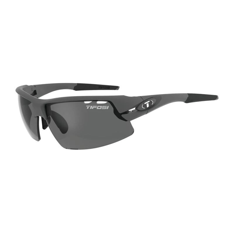 Image of Tifosi Crit Polarised Fototec Smoke Lens Sunglasses Matte Gunmetal/ unisex One Size