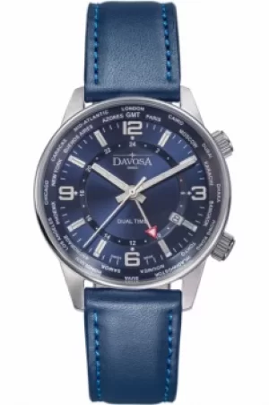 Image of Mens Davosa Vireo Dual Time Watch 16249245