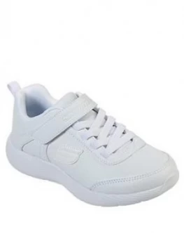 Image of Skechers Dyna-lite School Sprints, White, Size 3 Older