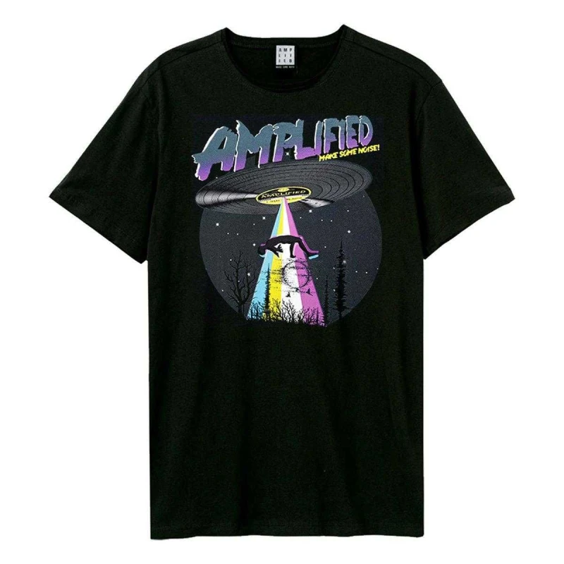 Image of Amplified Amplified Men Rrded Abduction T-Shirt in Black Size: X-Small Black XS Male 5063852065400