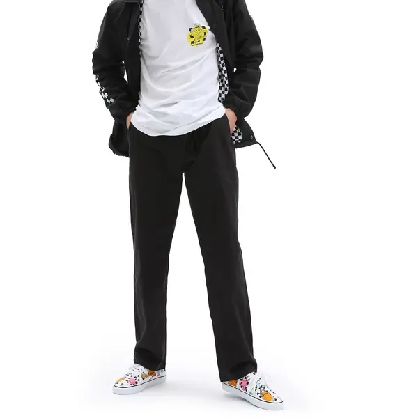 Image of Cotton Casual Trousers with Elasticated Waist