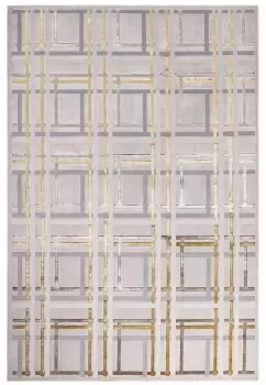 Image of Asiatic Carpets Aurora Elexus Rug / Yellow, Gold / Small