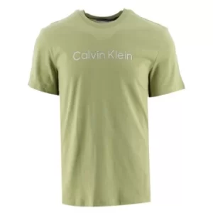 Image of Calvin Klein Sage Cotton T-Shirt