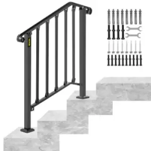 Image of Handrail Picket #2 Fits 2 Steps Matte Black