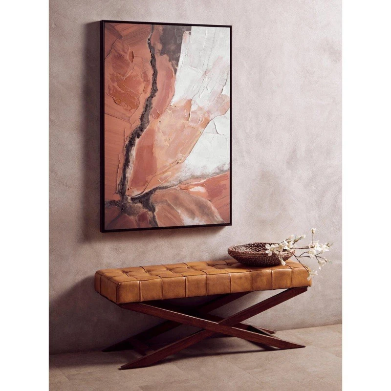 Image of Fifty Five South Astratto Multi Colour Abstract Textured Wall Art Multi unisex One Size