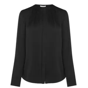 Image of Boss Banora Silk Blouse - Black