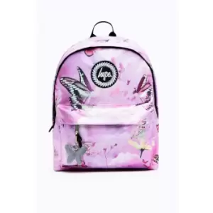 Image of Hype Garden Butterfly Backpack (one Size Pink/White)