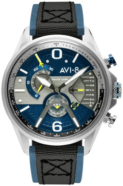 Image of AVI-8 Watch Hawker Harrier II - Blue AV-020