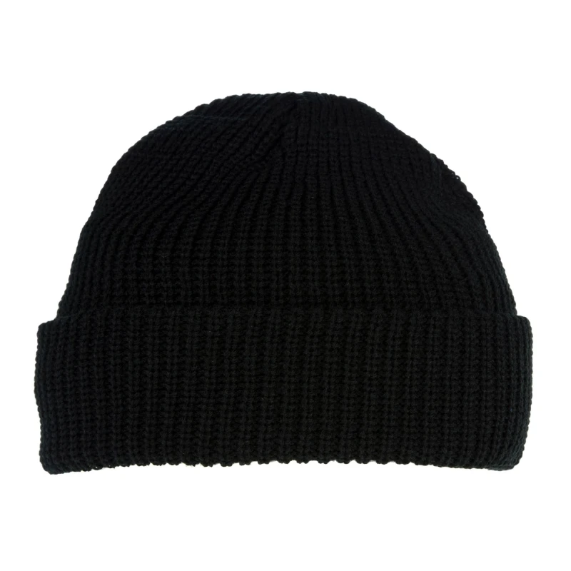 Image of Regatta Professional Mens Fully Ribbed Winter Watch Cap Hat in Black Male One Size