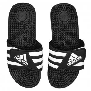 Image of adidas Adissage Mens Slider Sandals - Black/White