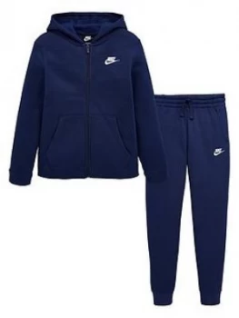 Image of Nike Older Boys Core Tracksuit - Navy