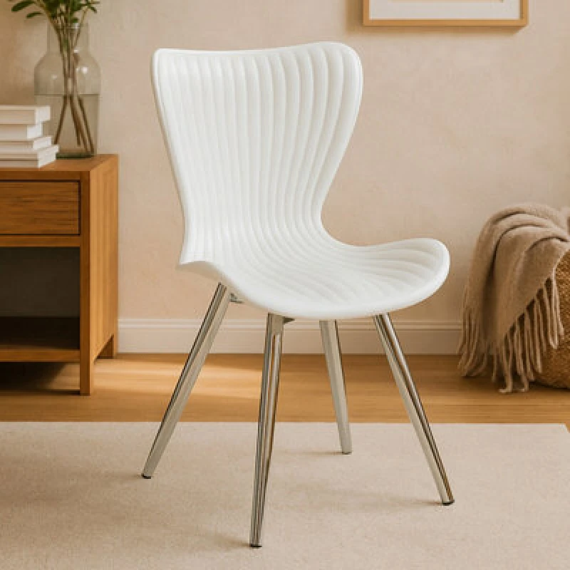 Image of Premier Housewares Interiors by Premier Stockholm Dining Chair White