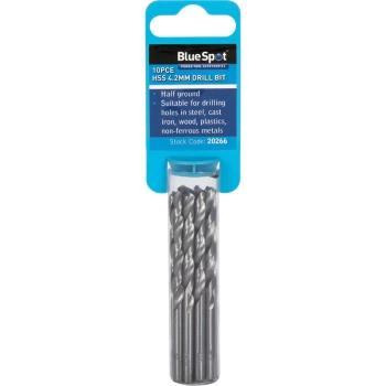 Image of Bluespot - 20266 10 Piece 4.2mm HSS Drill Set