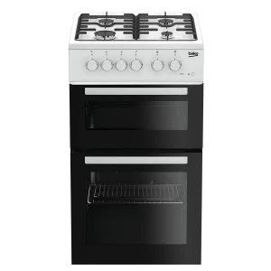 Image of Beko KDG581W Double Oven Gas Cooker