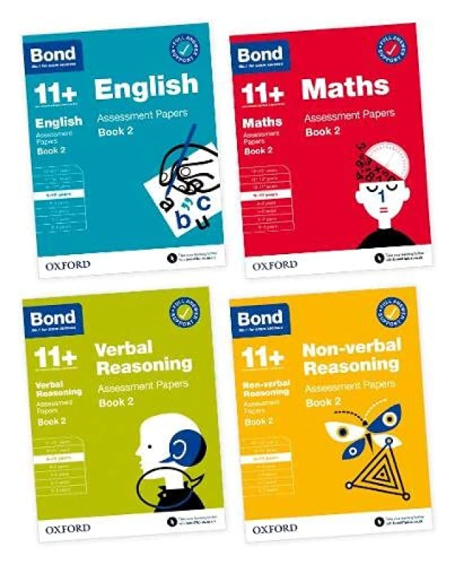 Image of Bond 11 Plus Assessment Papers 4 Book Set English Maths Verbal Reasoning Non Verbal Reasoning Various Books