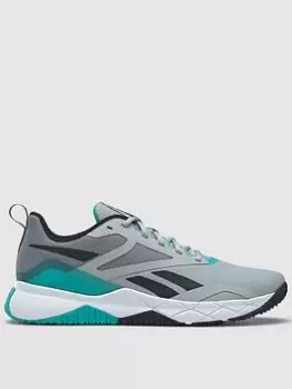 Image of Reebok NFX Trainers - Grey/Teal, Grey/Teal, Size 7, Men