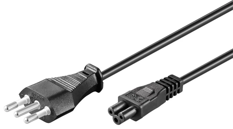 Image of Microconnect PE100818 power cable Black 1.8 m C5 coupler