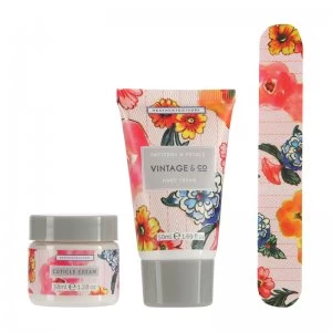 Image of Heathcote & Ivory Vintage & Co Nail Care Set 50ml