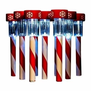Image of Zexum Christmas LED Solar Garden Spike Light - 10 Pack