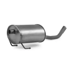 Image of ASMET Rear silencer 16.059 End silencer,Rear exhaust silencer FORD,FIAT,KA (RU8),PANDA (169),500 (312),500 C (312)