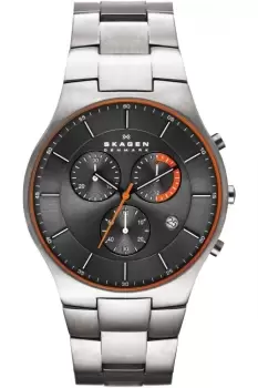 Image of Mens Skagen Balder Titanium Chronograph Watch SKW6076