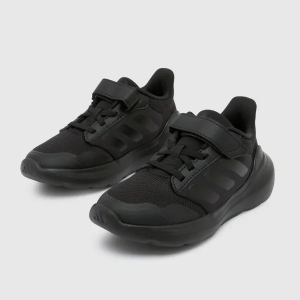 Image of adidas Black tensaur run 3.0 Junior trainers Black UK 12 (EU 30½)